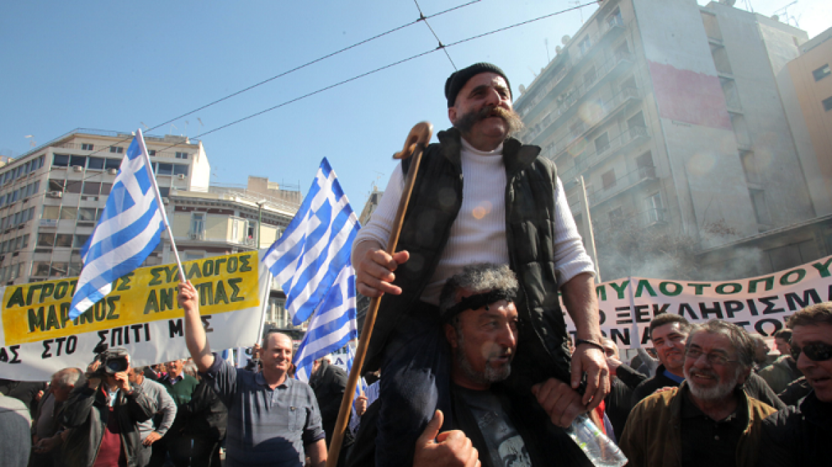 Οι αγρότες «όργωσαν» την Αθήνα